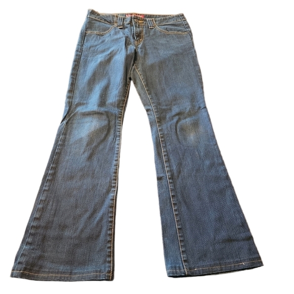 Levi's Nouveau DownTowner  blue boot cut stretch denim jean pants - Picture 1 of 9